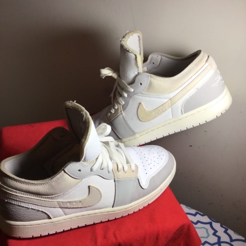 🔥Jordan 1, Low SE Craft, size 11, tech gray white, good cond, see photos - Picture 5 of 12